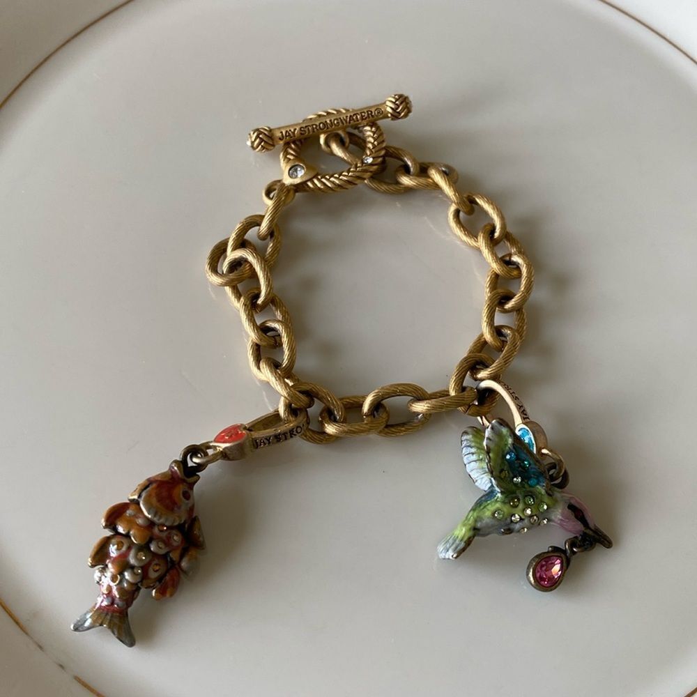Jay Strongwater charm bracelet